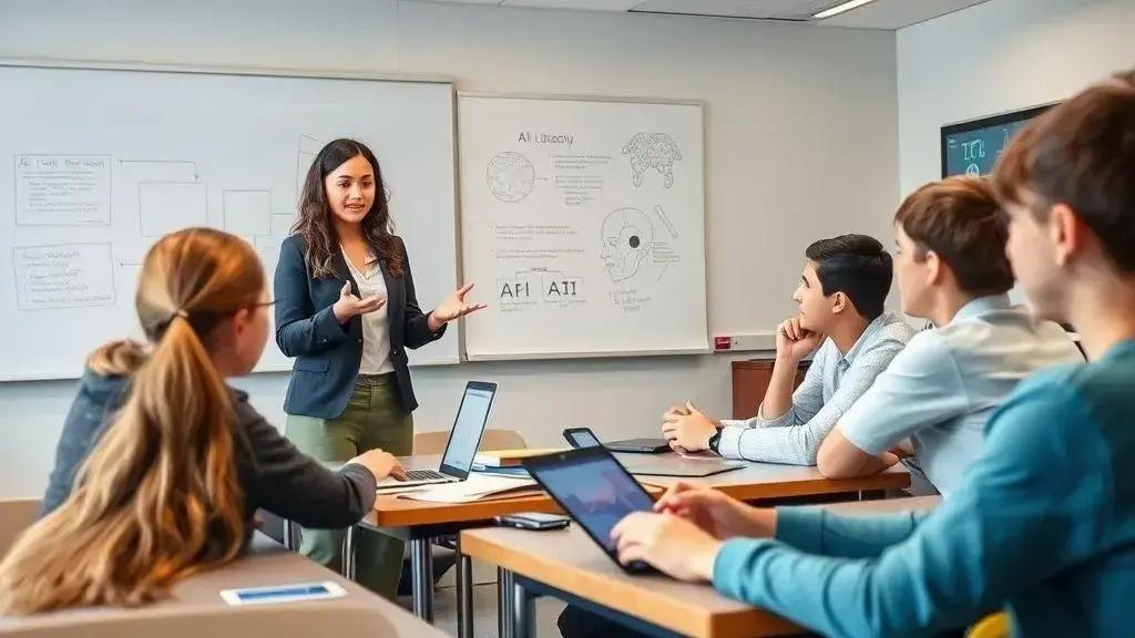The role of teachers in fostering AI literacy