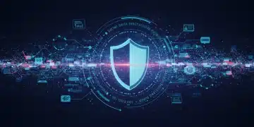 Digital privacy shield protecting consumer data in 2025 US landscape