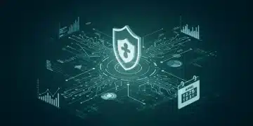 Digital shield protecting data with calendar highlighting April 2026, symbolizing US data privacy compliance.