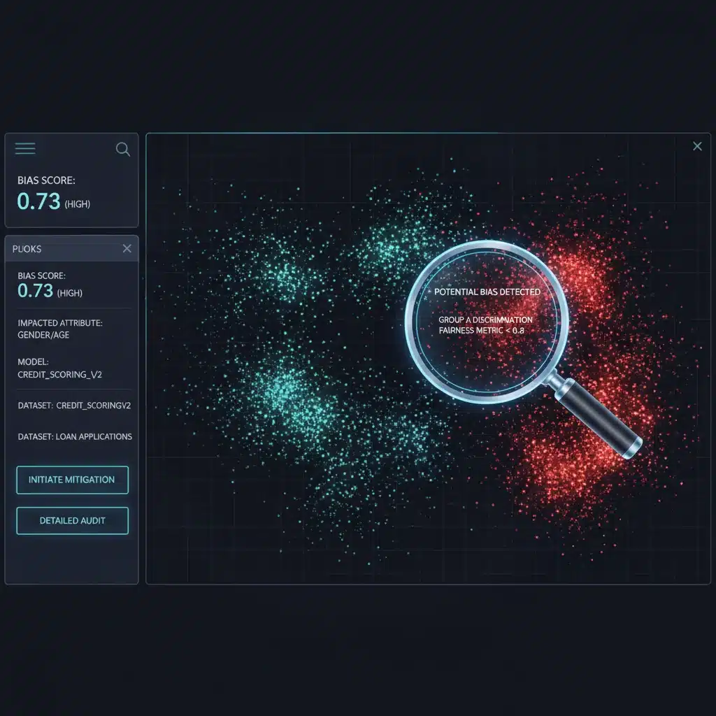 Algorithmic bias detection and mitigation in AI systems