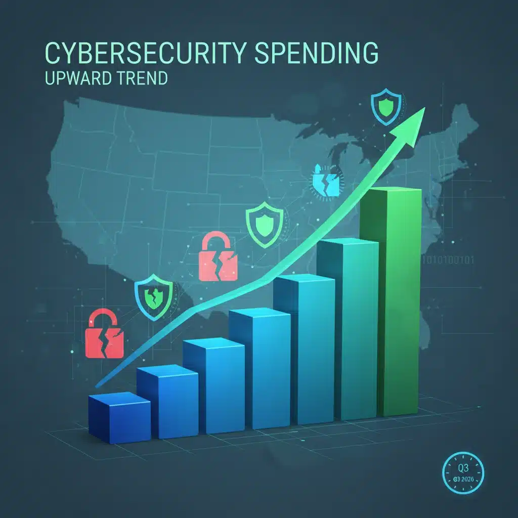 US Cybersecurity Spending Surge: 10% Rise Post-Breaches Q3 2026
